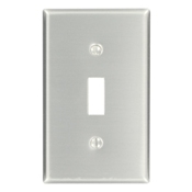 83001 Standard Size Traditional Wall Plate, 1 Gangs, 2-3/4 in W x 4-1/2 in H, Aluminum