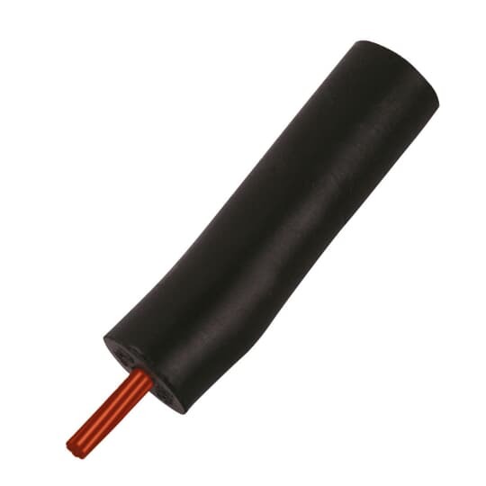 61955 Color-Keyed Bi-Metal Dual Rated Pin Connector With Insulating Cover, 4/0 AWG Conductor, 1.63 in L Pin, Aluminum, Red