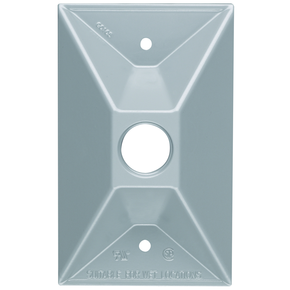 WPB11 Outdoor Lamp Cluster Cover for Single Gang Box, Gray