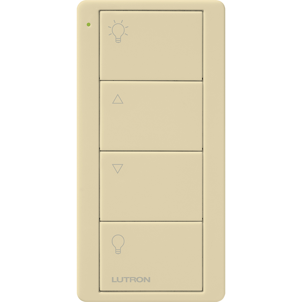 PJ2-4B-IV-L01P 4-Button Zone Control Pico Smart Remote with Light Icons, Ivory