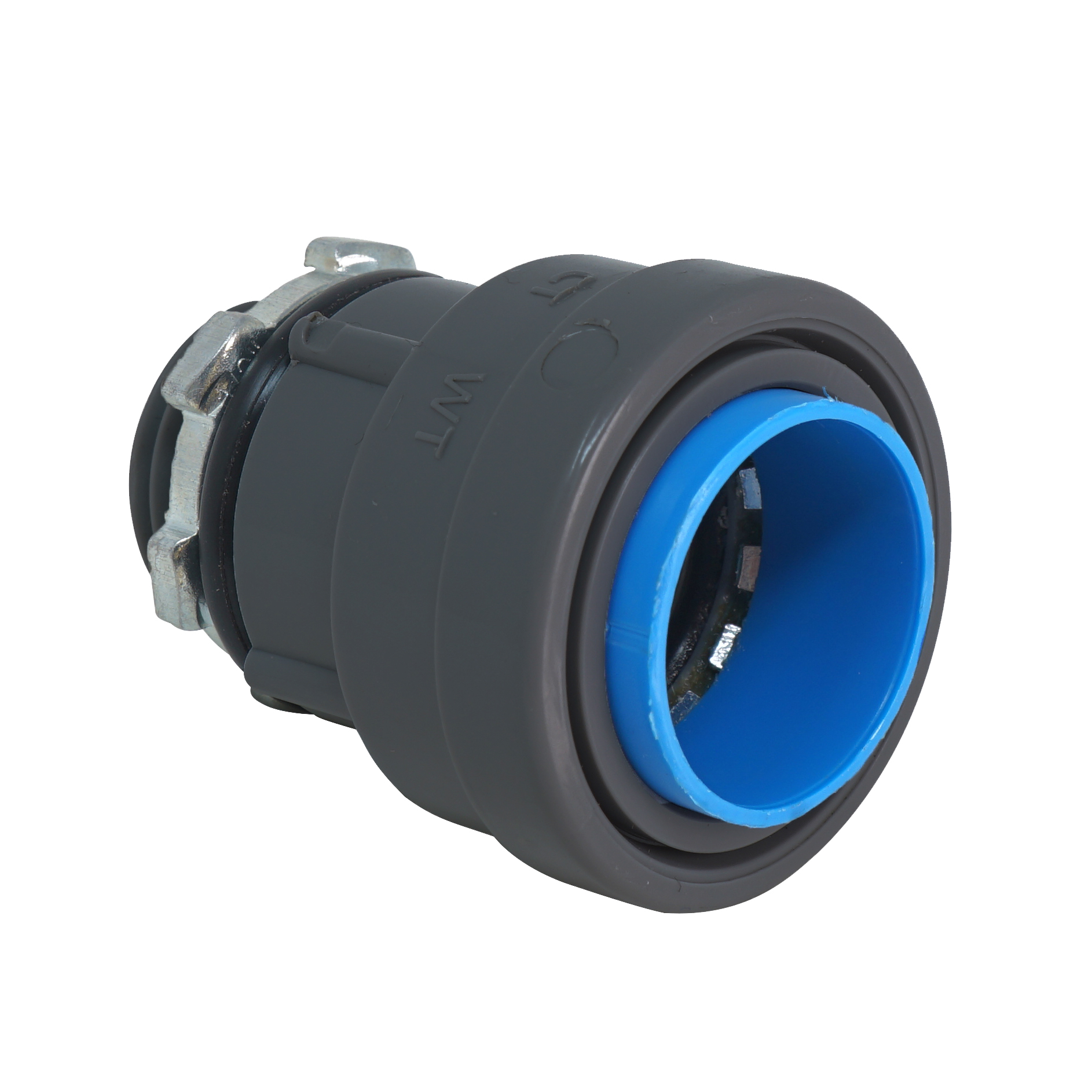 LTNM-BC-050WT SIMpush Non-Metallic Liquid Tight Watertight Concrete Tight Box Connector With Removal Tool, 1/2 in Trade, PVC