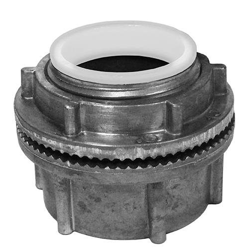 HUB400A Gasketed Insulated Watertight Conduit Hub, 4 in, For Use With Rigid Metal Conduit/IMC, Die Cast Copper-Free Aluminum, Natural