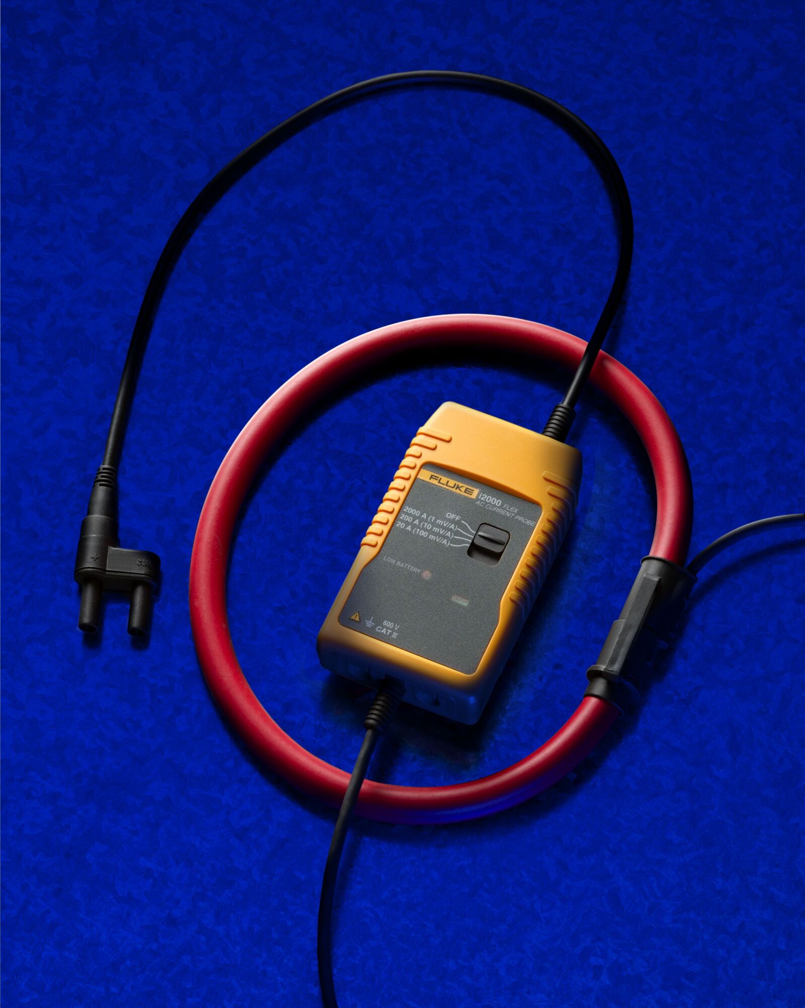 I2000-FLEX AC Current Clamp Meter, 600 V AC/DC, 20/200/2000 A, 10 Hz to 20 kHz