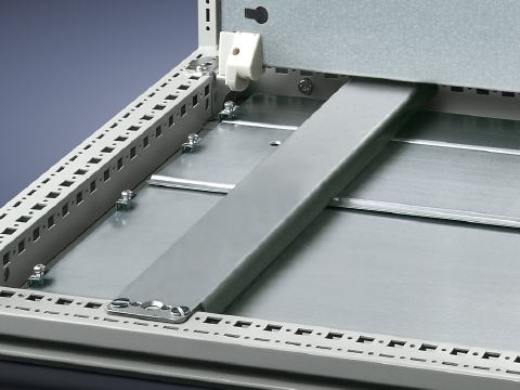 4398000 Slotted Support Rail, For Use With CM, VX, SE8, TS8 Series 800 mm W x 800 mm D Enclosure, Sheet Steel