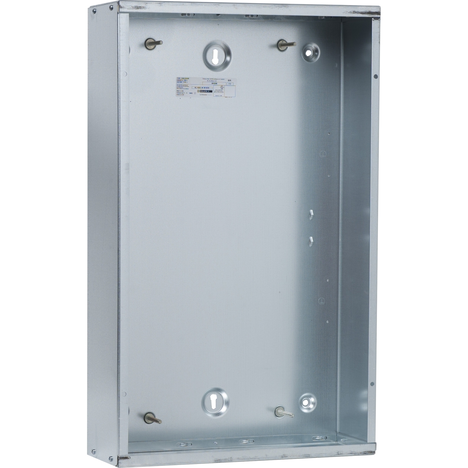MH80BE Blank Endwall Panelboard Enclosure, NEMA 1, 80 in L x 20 in W x 5-3/4 in D, Steel