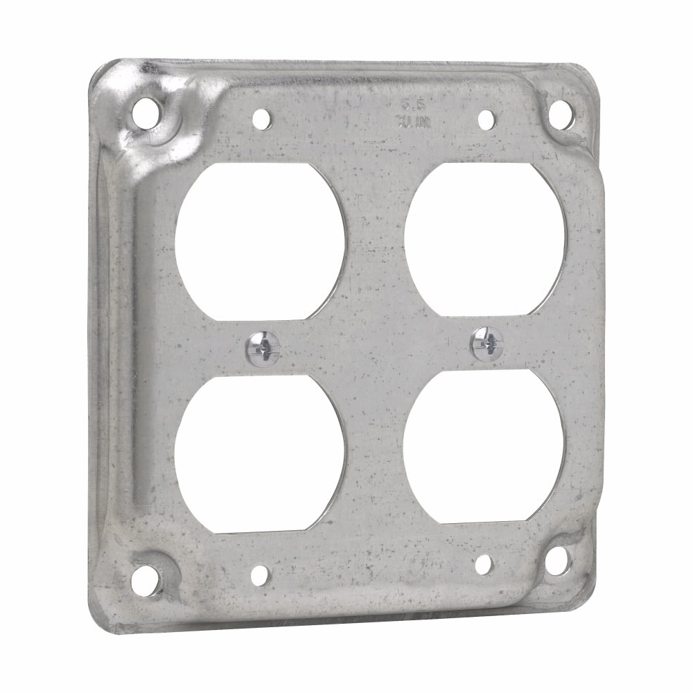 TP510 Thepitt Cover, 4 in L x 4 in W, Raised Surface Cover, Steel