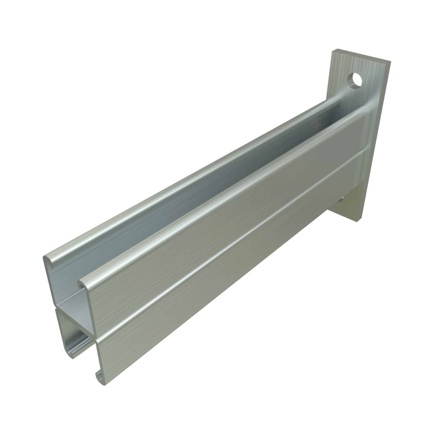 P2544-HG P2544 Channel Bracket, 24 in L x 1-5/8 in W x 1/4 in THK, HRPO Steel