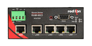 RAM-6021 Sixnet Industrial Secure Router With 5 Ethernet Port, Security/LAN/WAN/NAT/VPN Network, Ethernet Interface, RJ45/RS232/USB Port, 100 Mbps LAN, 45 Mbps WAN Data Transfer