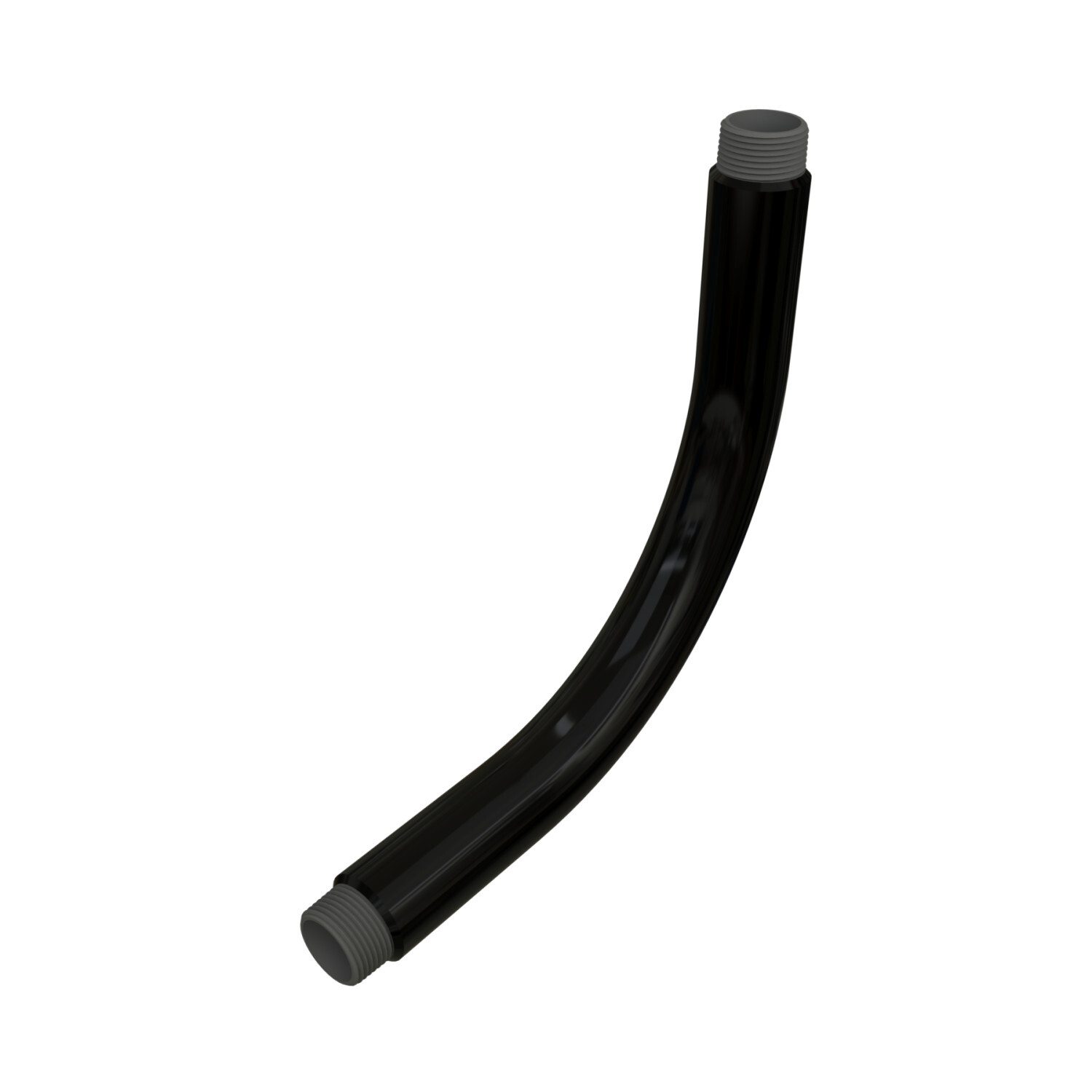 PV0790EL00 Threaded End Conduit Elbow, 3/4 in Trade, 90 deg, Steel, Galvanized/PVC Coated
