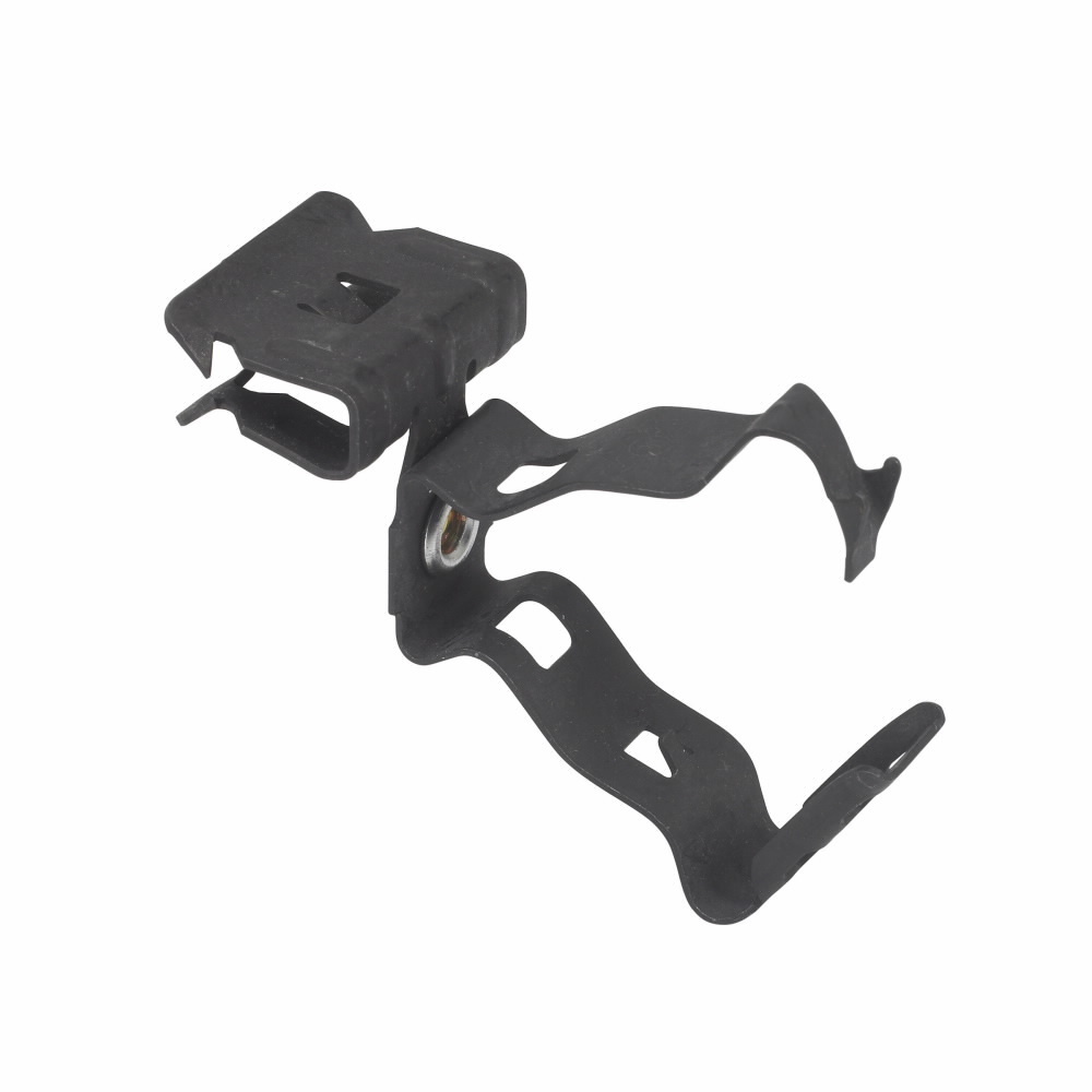 BG-20-E-2-4 Guide-Rite Conduit to Beam Fastener With Lock Tabs, 1-1/4 in Conduit, 1/8 to 1/4 in THK Flange, 25 lb Load, High Carbon Steel, Zinc Phosphate