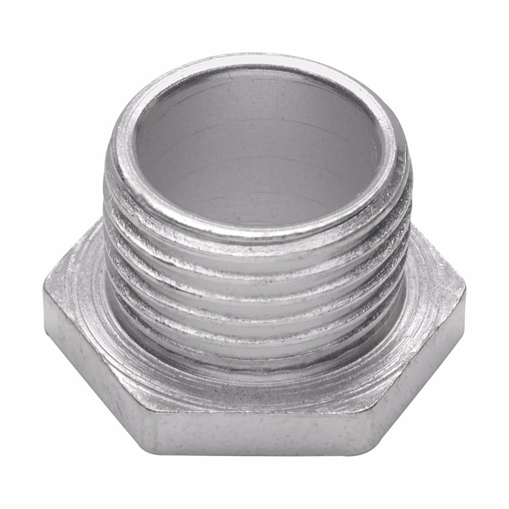 55 Non-Insulated Threaded NPSM Conduit Bushed Nipple, 2 in, For Use With Rigid/IMC Conduit, Malleable Iron
