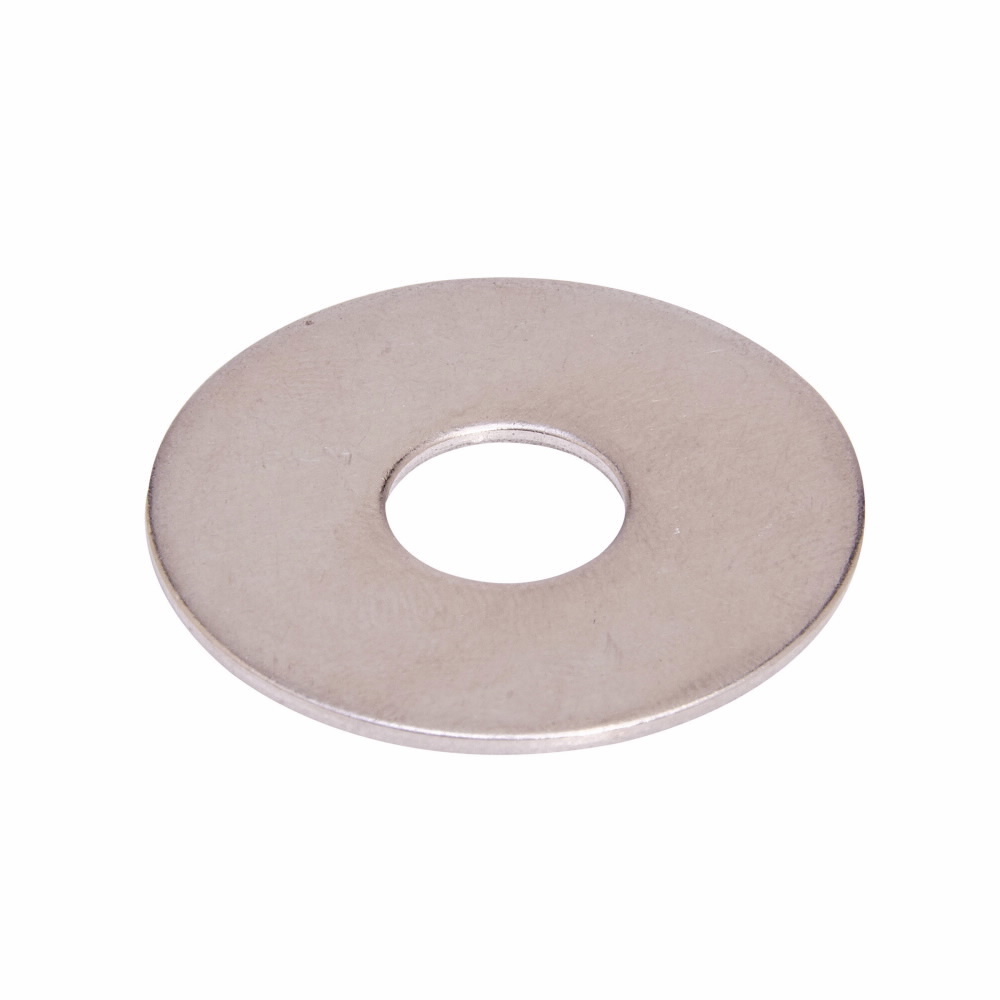 3/8X11/2FFWZN FFW Flat Fender Washer, 3/8 in ID x 1-1/2 in OD, Steel