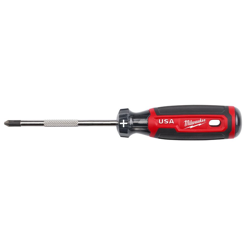 MT202 Screwdriver, #2 Point Phillips Point, 8.3 in OAL, Acetate Handle, Chrome