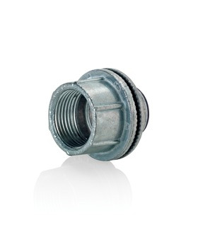 HUB-100 Threaded Watertight Conduit Hub, 1 in, For Use With IMC/Rigid Conduit, Die Cast Zinc