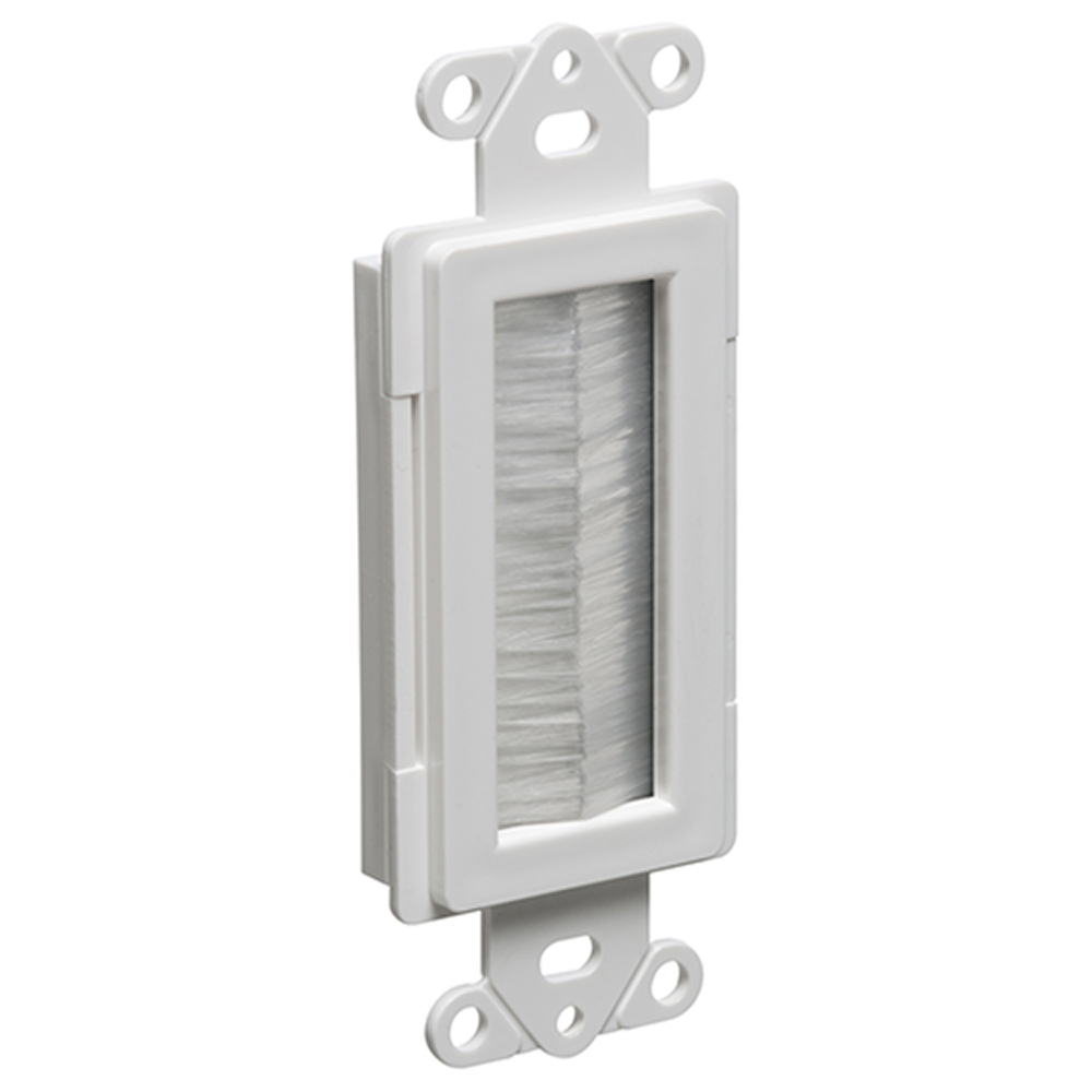 CED135 CE Series Cable Entry Device With Opening Brush Style Cover, For Use With Cable Management System, Plastic