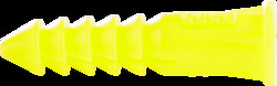 #10 Phillips/Slotted Pan Head Yellow Winged Anchor Kit, #10 x 1" (100), #8-10-12 Anchors (100), Includes 1/4" Carbide Drill Bit, Plastic, Jar