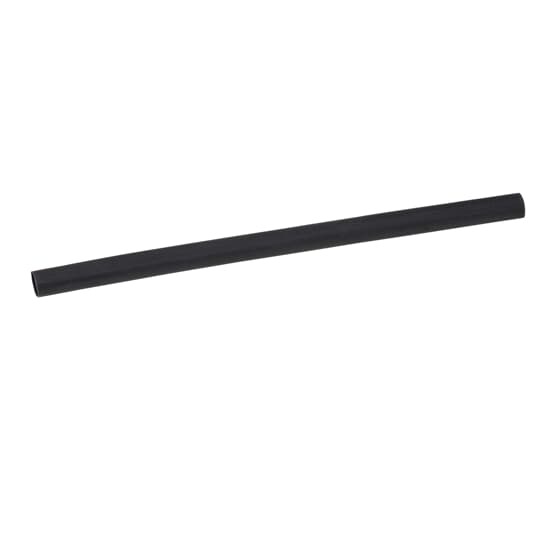 HS16-12-4 Shrink-Kon Heat Shrink Tubing With Thermoplastic Adhesive Liner, 0.35 in ID Expanded, 0.12 in ID Recovered, 0.07 in THK Wall Recovered, 48 in L, Polyolefin, Black