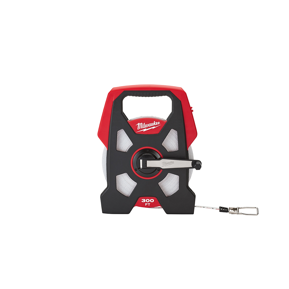 48-22-5230 Long Reel Measuring Tape, 300 ft L x 3/8 in W Blade, Steel Blade