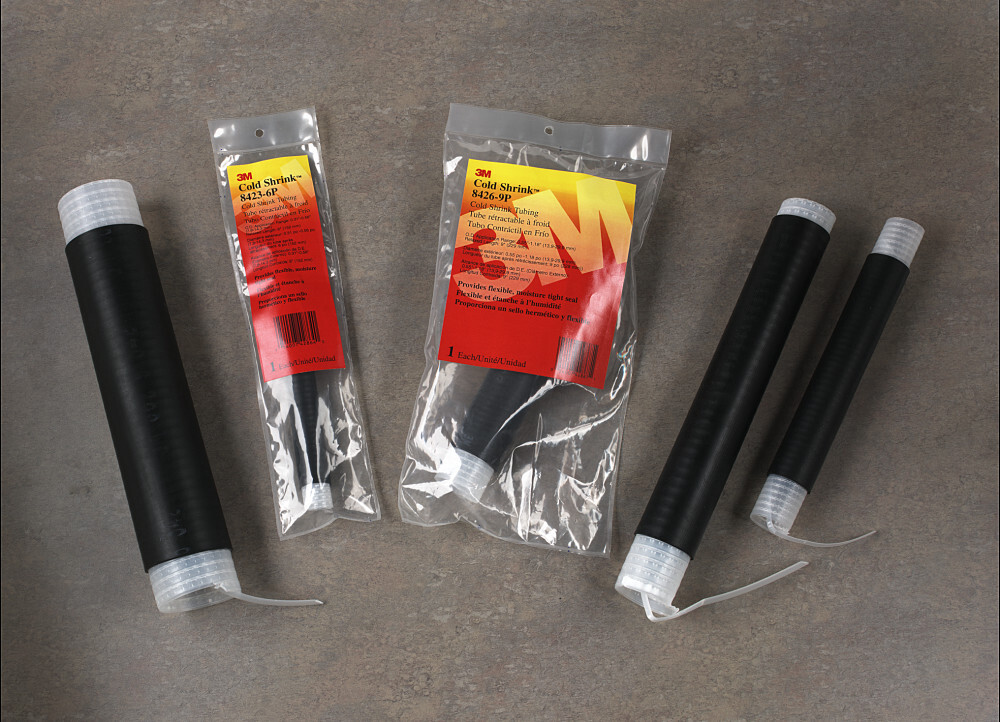 2237A Cold Shrink Standard Splice Kit, 1 kV, 0.62 in Dia Cable, 12 to 10 AWG Conductor