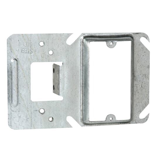 52CM14-5/8 Steel City Box Support Cover, 4 in L x 4 in W, Steel