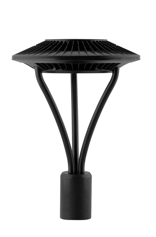 ALED5T26K Type V Area Lighting, 27 W Fixture, 120/208/240/277 V AC, Black Housing