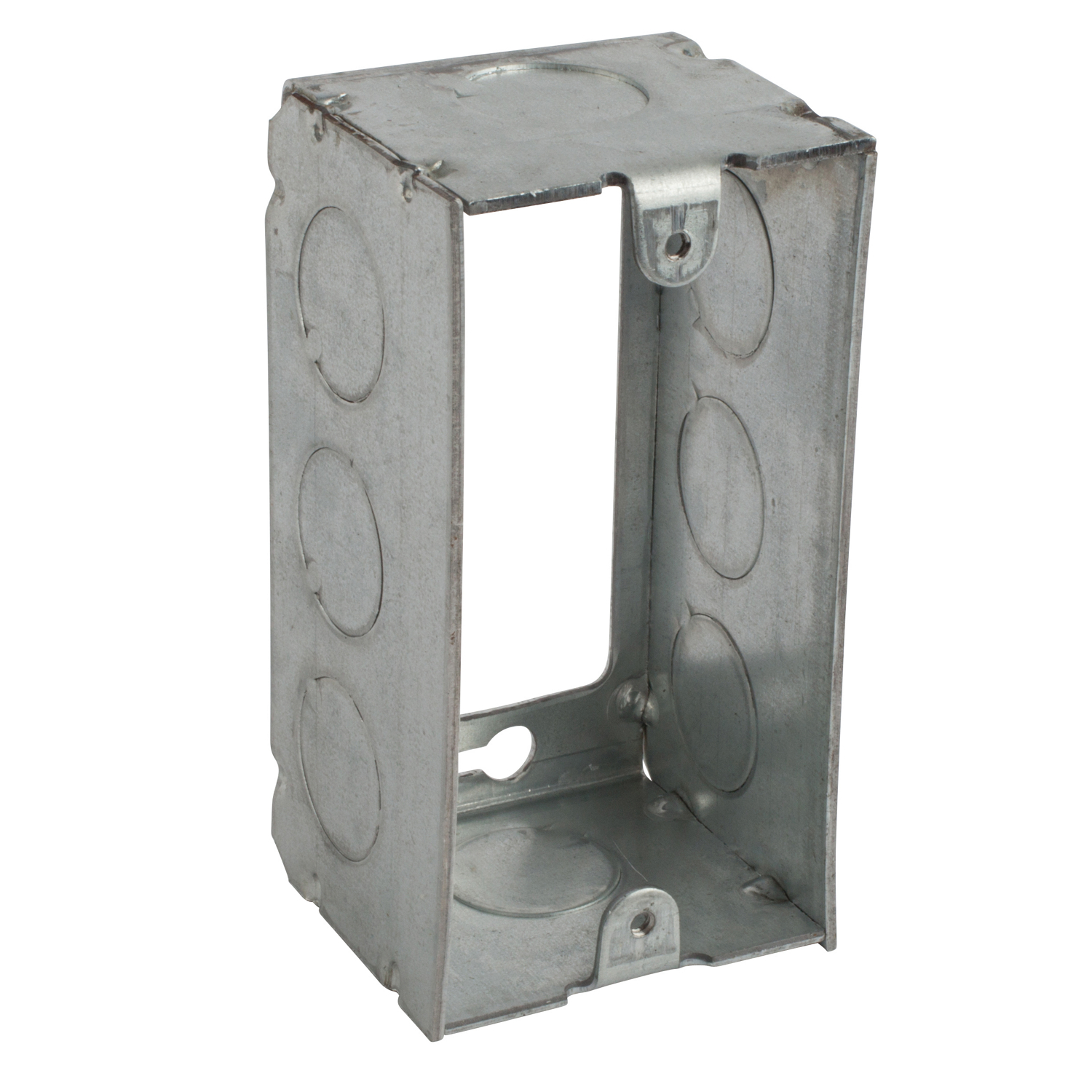 103-W-EXT-1/2 Steel City Welded Style Utility Box Extension Ring, 1 Gangs, 4 in L x 2-1/8 in W x 1-7/8 in D, Steel