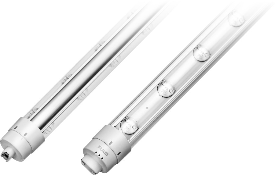 T8-43-108P2S-865-DE-BYP T8 LED Linear, 43 W, R17D Lamp Base, T8 Shape, 5850 Lumens