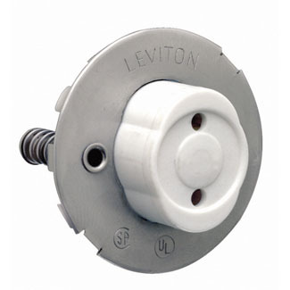 23518 Plunger End Standard Lampholder With Internal Shunt, 660 W Lamp, 600 V AC, G13 Lamp