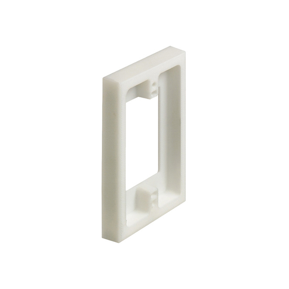 BES1 BES 1-Outlet Heavy-Duty Non-Metallic Non-Conductive Box Extender, 1 Gangs, 5.117 in L x 3.336 in W x 5/8 in D, Plastic