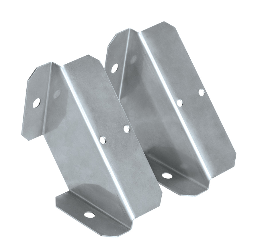 ANGSHARK Angular Bracket, For Use With SHARK 2 ft or 4 ft Linear LED Washdown, Wall Mount, White