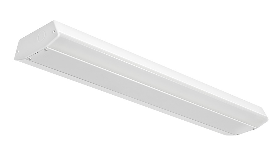 TSLED2-28/D10/E2 Treadsafe Stairwell Light Fixture With 0 to 10 VDC Dimming Driver, Emergency Battery Backup, 29 W Fixture, 120/208/240/277 V AC, White Housing