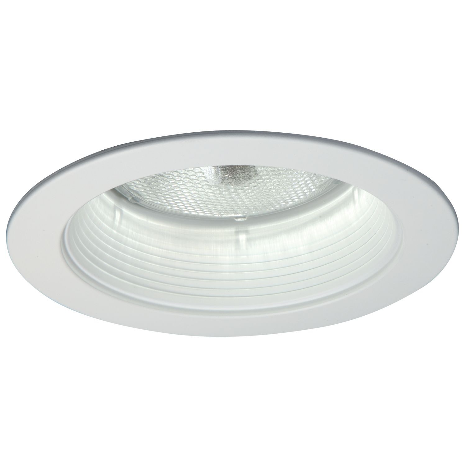 5014P Halo Self-Flanged Round Lighting Trim, 5 in ID x 6-3/8 in OD, For Use With H5 Housing, Metal