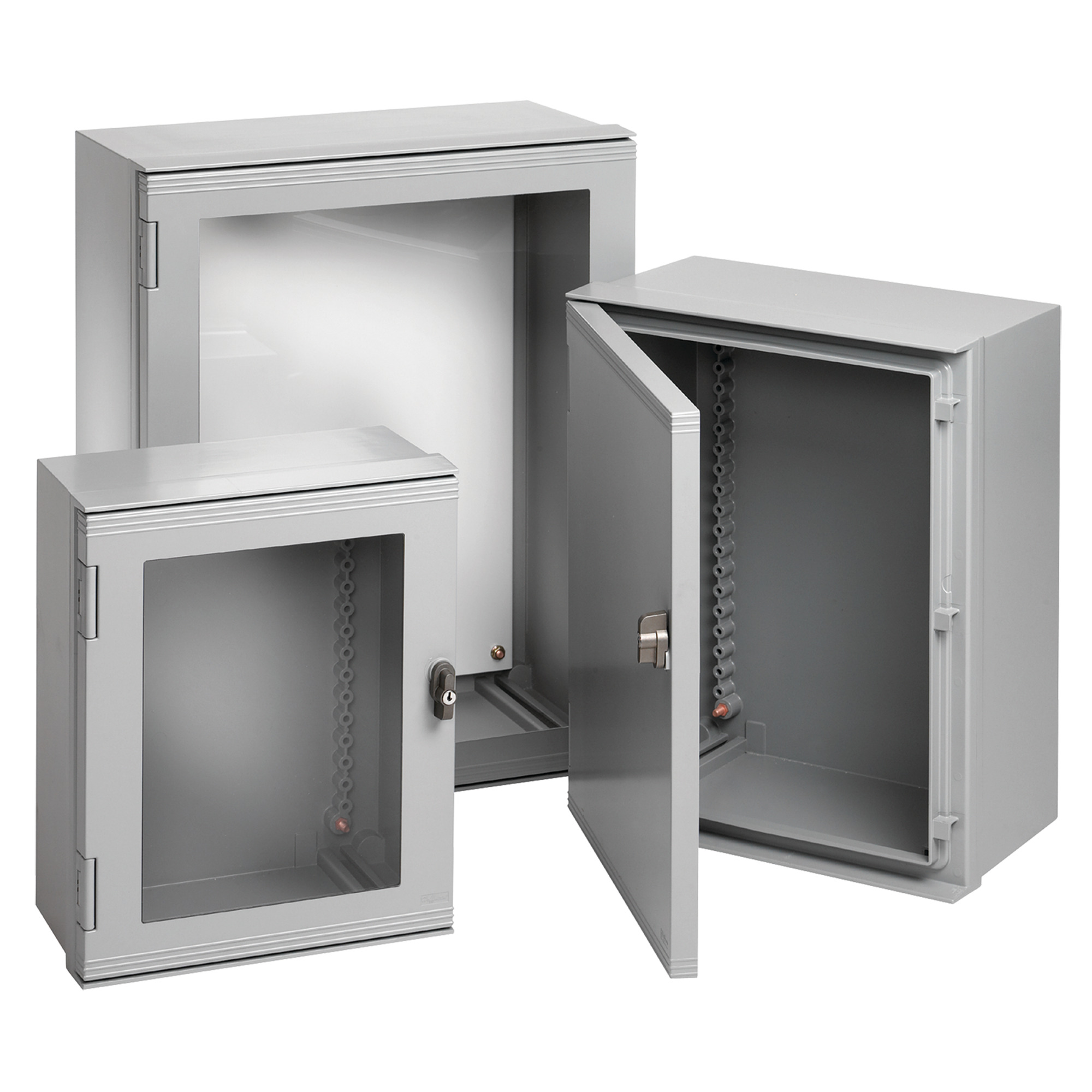 UU606020W Ultrx UX1 Window Door Enclosure, 24.61 in L x 24.09 in W x 8.66 in D, NEMA 4X/IP66 NEMA Rating, Fiberglass