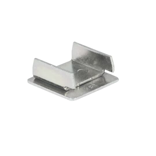 A243-1EG Superstrut End Cap, For Use With A-1200 Series Channels, Steel, SilverGalv/Electro-Galvanized