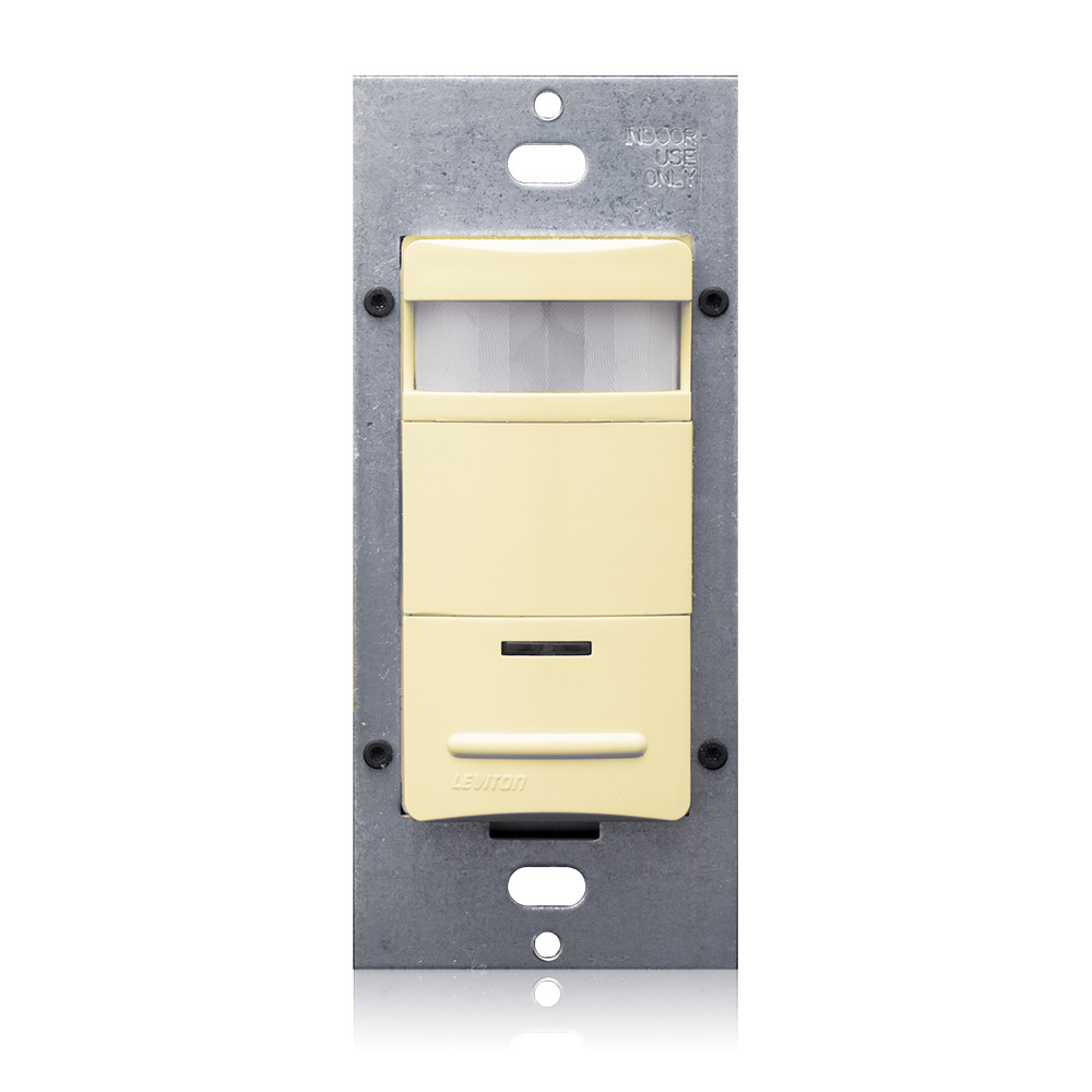 ODS10-IDI 1-Pole Occupancy Sensor, 120/230/277 V AC, Passive Infrared Sensor, 2100 sq-ft Coverage, 180 deg Viewing