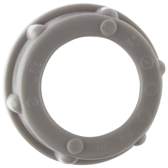 BU-503 Steel City Non-Metallic Conduit Bushing, 1 in Trade, Thermoplastic