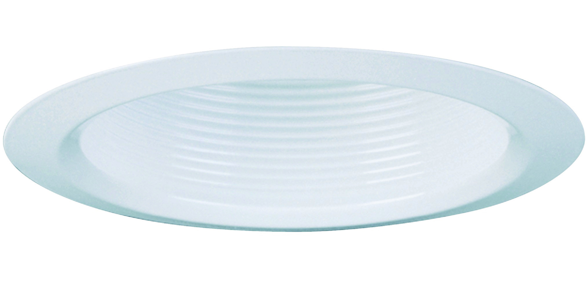 3B1W R24 3B1 1-Lamp Shallow Baffle Trim, 3-1/2 in Dia Inside x 4-7/8 in Dia Outside, Incandescent Lamp, For Use With L3, L3R, IC and Non-IC Housing, Aluminum