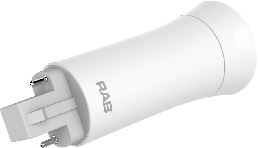 PLC-9-V-850-BYP Type B Compact Non-Dimmable Vertical LED Lamp, 9 W, G24d Lamp, PLC/T Shape, 1000 Lumens