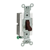CS115-2E Grounding Toggle Switch, 120/277 V AC, 15 A, 1/2, 2 hp Power Rating