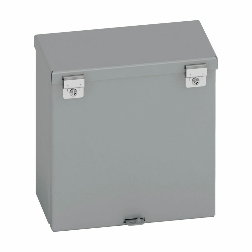 24248 RTHC Junction Box With Knockout, 24 in H x 24 in W x 8 in D, Hinged Cover, NEMA 3R/IP32 NEMA Rating, Carbon steel