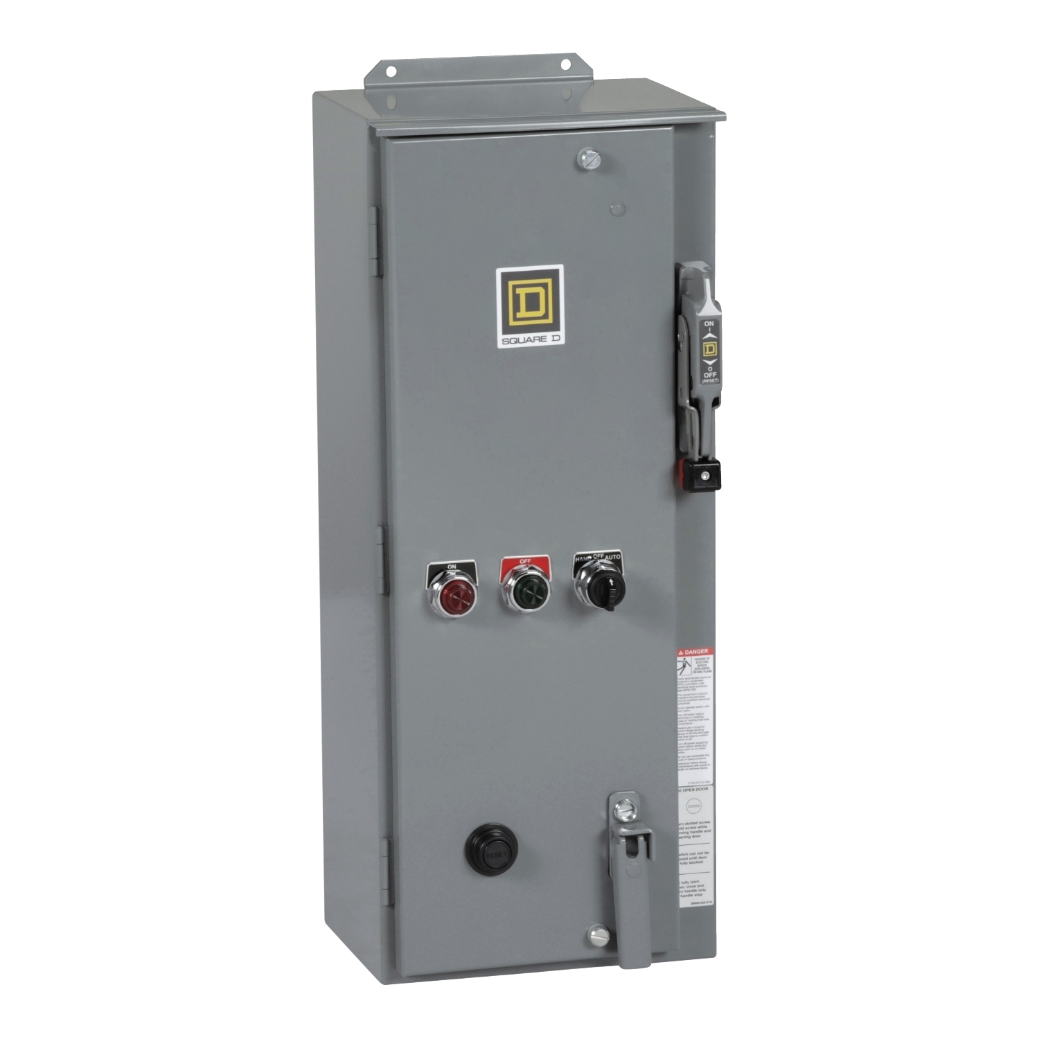8538SDASP3 Type S Combination Magnetic Starter, 110 V AC at 50 Hz, 120 V AC at 60 Hz V Coil, Non-Reversing Action, 3 Poles, NEMA 12 Enclosure