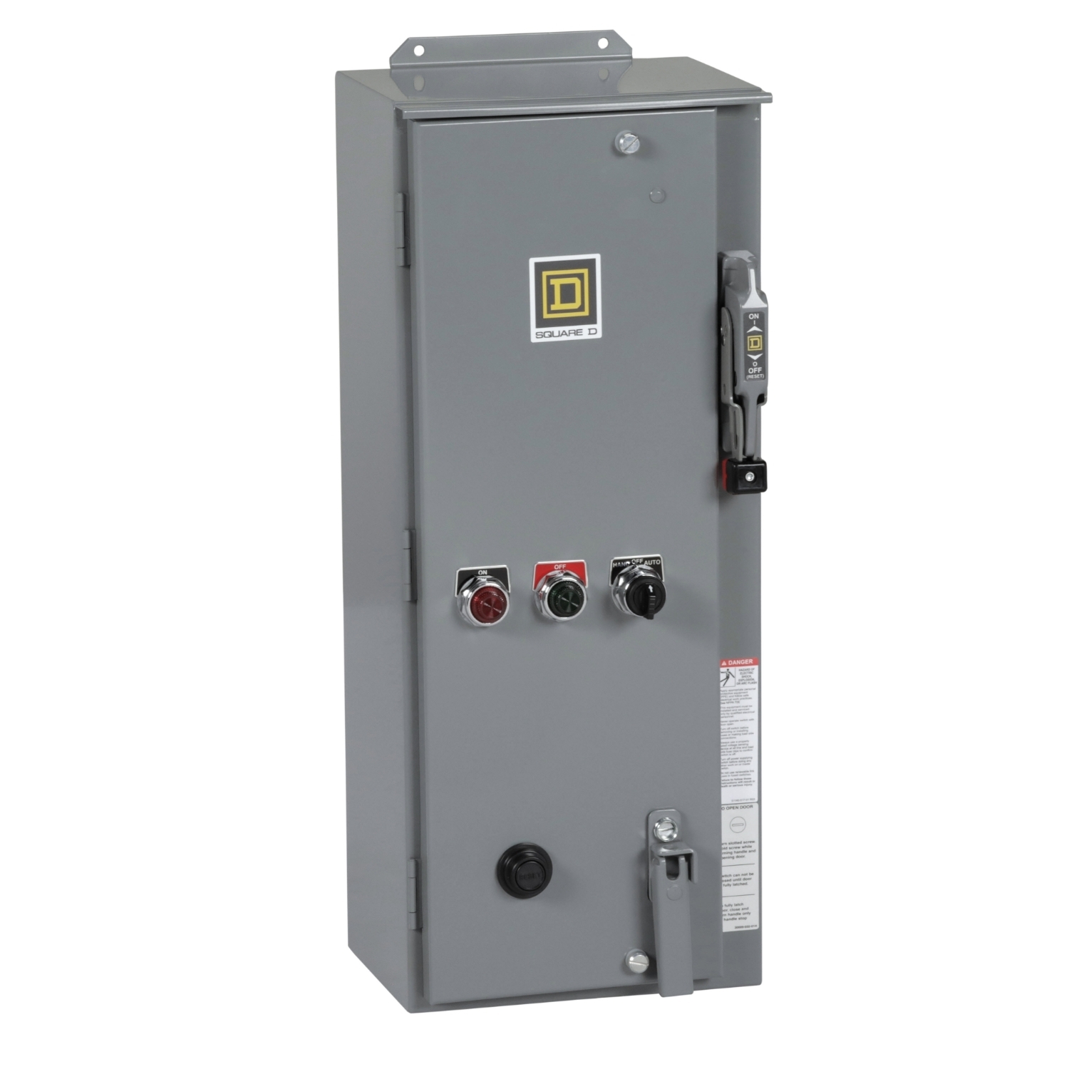 8538SDASP4 Type S Combination Magnetic Starter, 110 V AC at 50 Hz, 120 V AC at 60 Hz V Coil, Non-Reversing Action, 3 Poles, NEMA 12 Enclosure