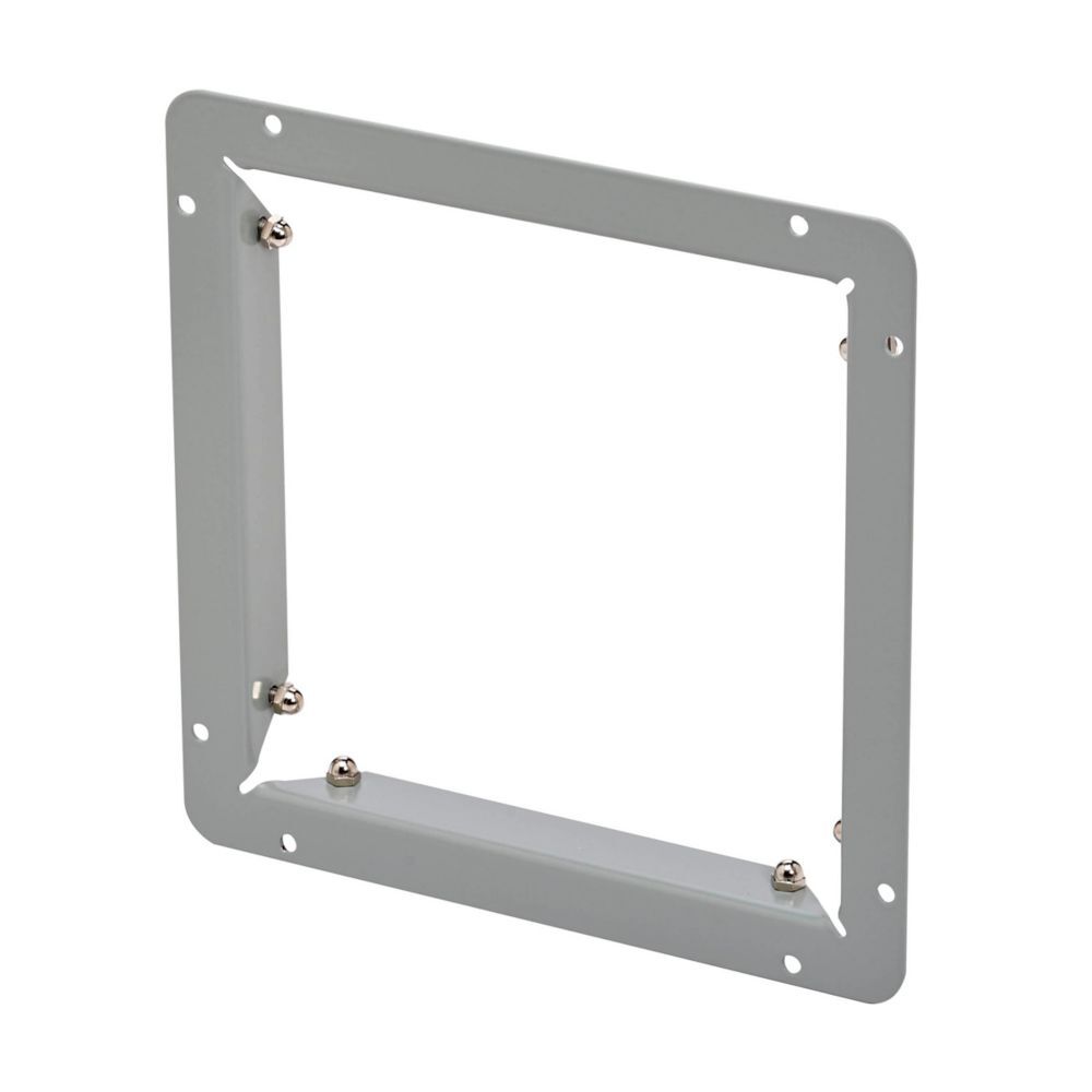 88-3RHSF Wireway End Flange, 8 in W x 8 in H, For Use With NEMA 3R/IP32 EnviroShield System Screw Cover Lay-In Wireway, Galvaneal Steel, Gray