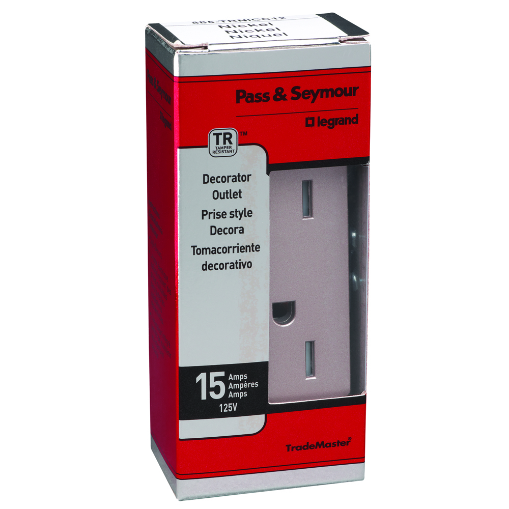 885TRNICC12 radiant Outlet, Nickel