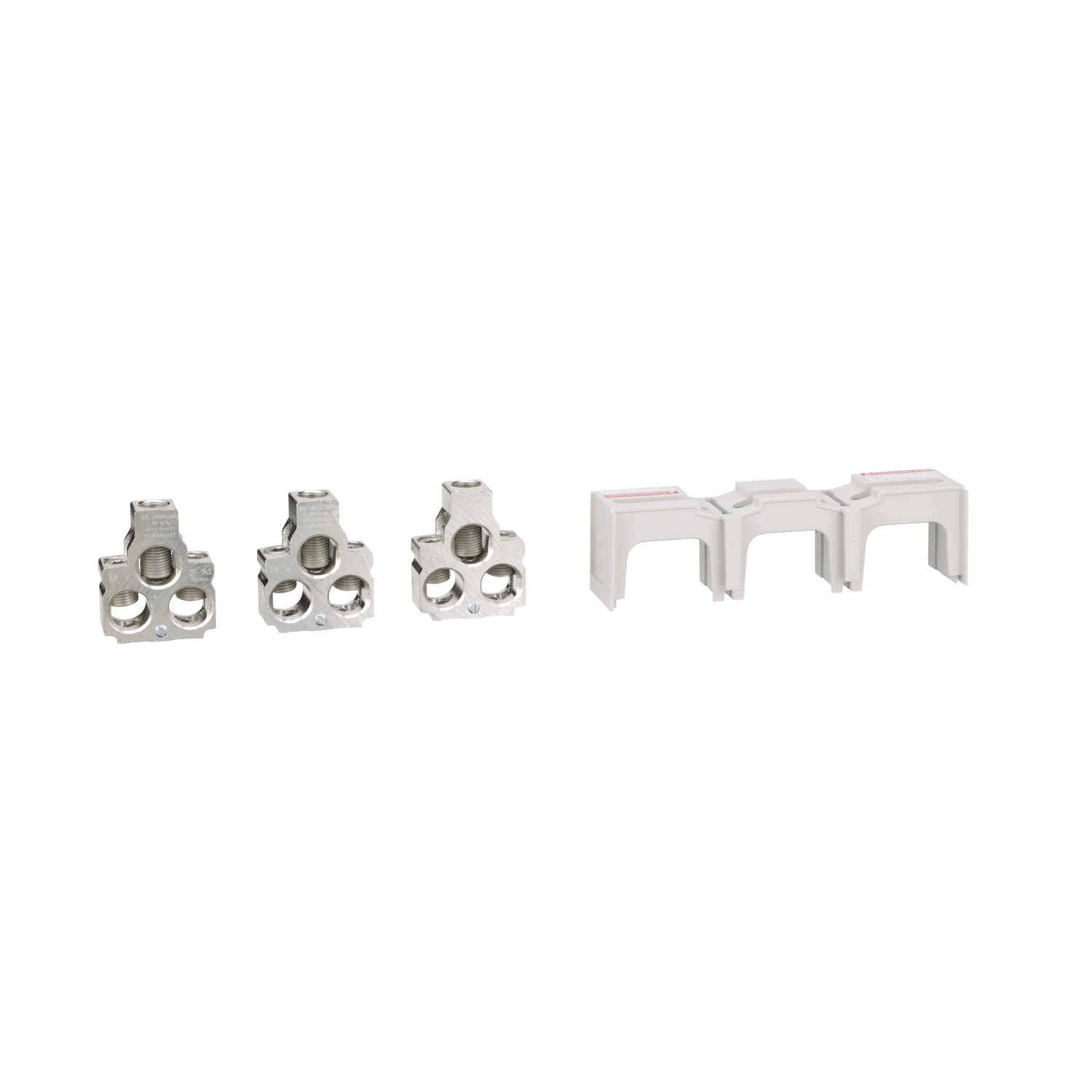 AL800M23TK Both End Tapped Lug Kit, 8 to 1/0 AWG Al, 14 to 1/0 AWG Cu, For Use With PowerPact 800 A M, P, FA, LA MG, MJ, PG, PJ, PL Circuit Breaker