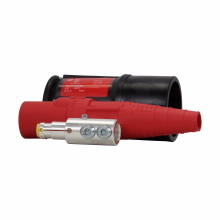 E0400-192 Posi-Lok Male Plug, 600 VAC/VDC, 400 A, 3/0 to 4/0 AWG Wire, Double Setscrew Connection
