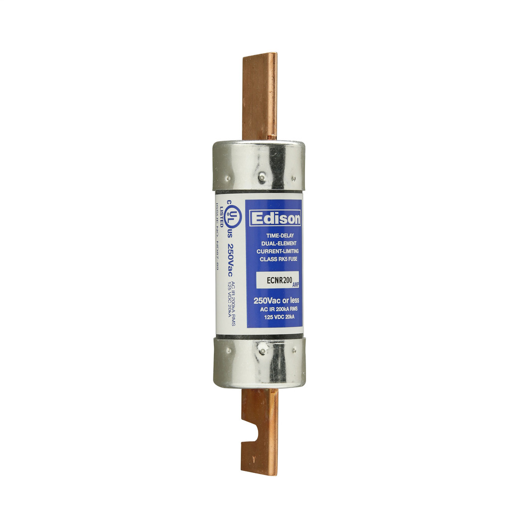 ECNR150 ECNR Current Limiting Time Delay Fuse, 150 A, 250 V AC/125 V DC, 200 kAIC Interrupt, Class: RK5, Cylindrical Body