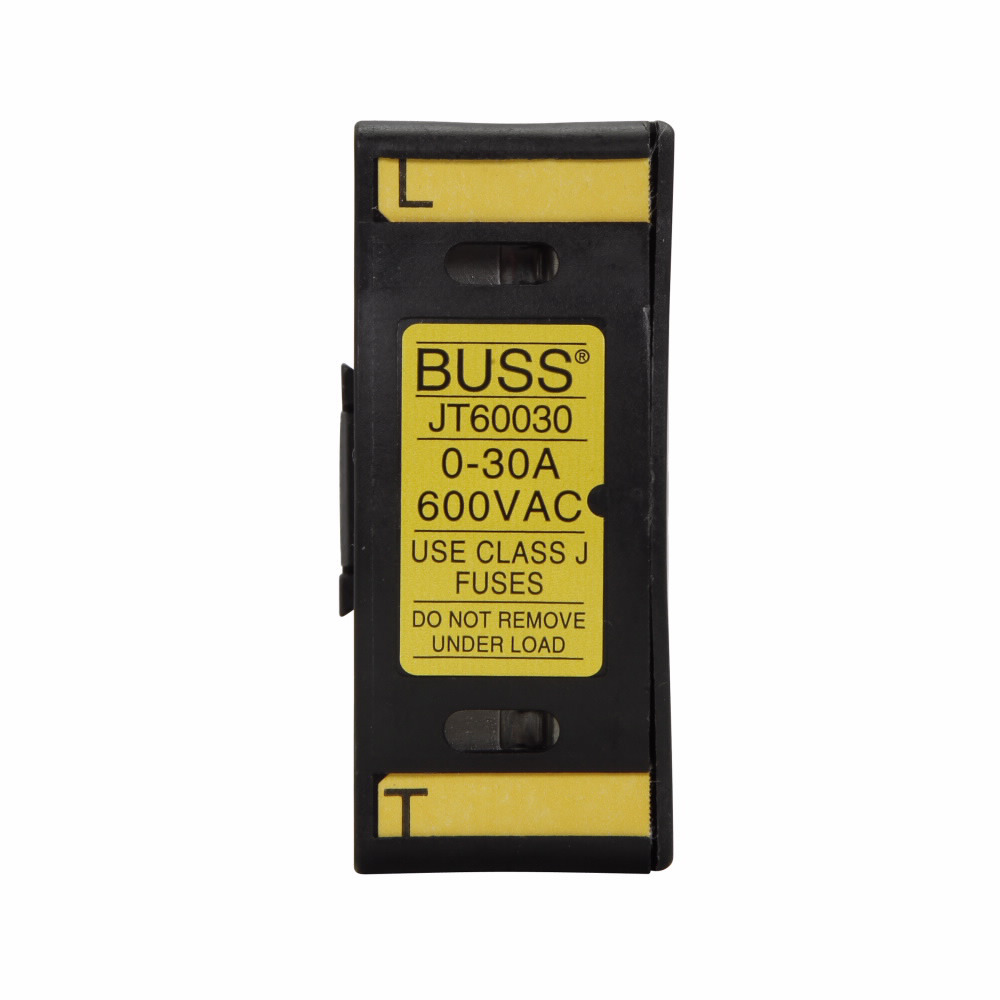 JT60030 Finger Safe Fuse Holder, 600 V, 30 A, Class: J, 18 to 8 AWG Wire, 1 Pole