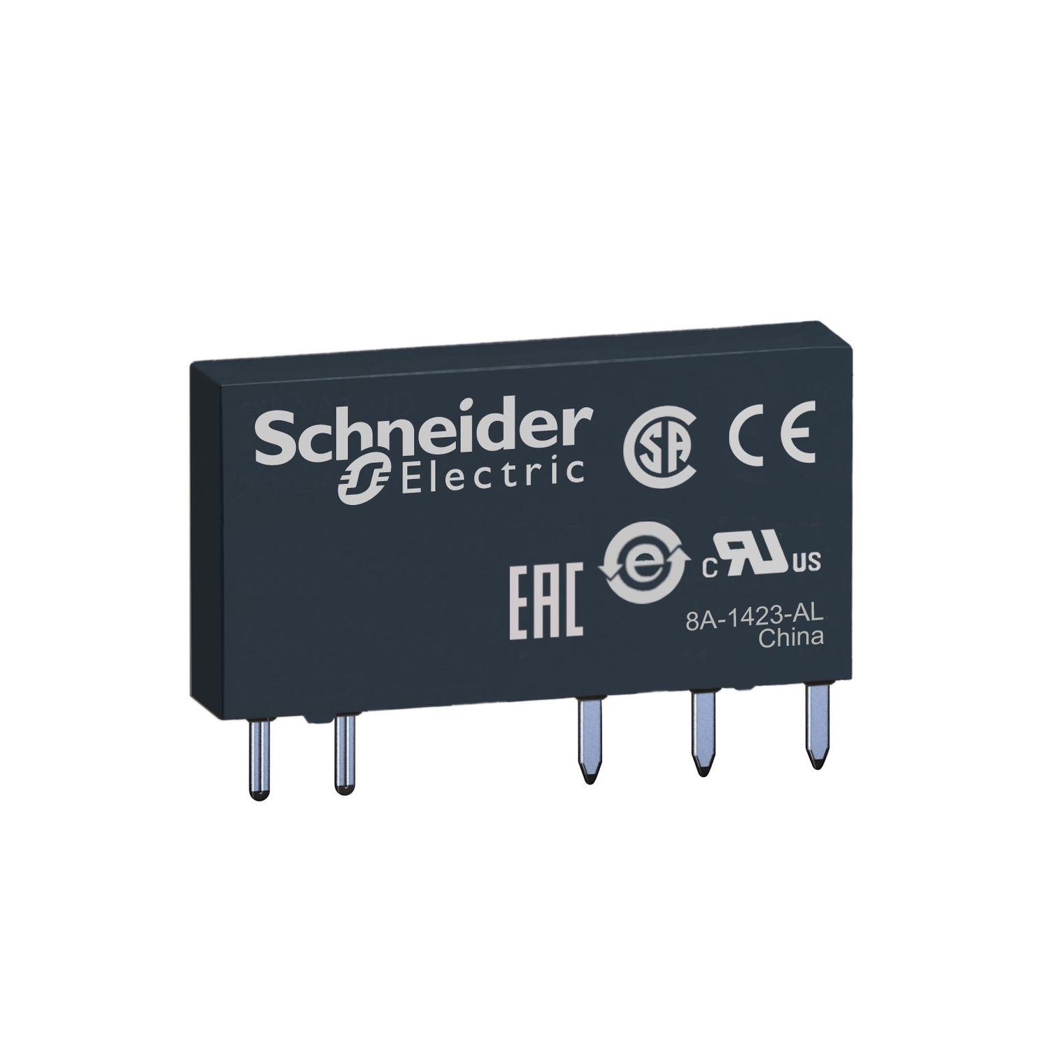 RSL1AB4ND Zelio Slim Interface Plug-In Relay, 6 A, 1CO 1 Form C Contact, 60 V DC V Coil