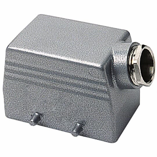 SH724MV Pos-E-Kon B Series Single Post Hood With Gasket, Side 1 x 1 in NPT Entry, Standard Mount, Die Cast Aluminum